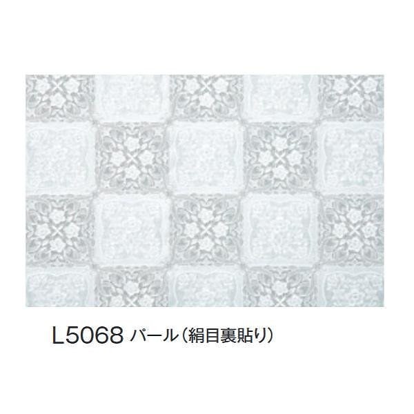 富双合成 テーブルクロス FGラミネートレース（狭幅） 約50cm幅20m巻 L5068 パール（絹目裏貼り）
