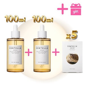 SALE【GIFT 付】【Nanas オススメ！】「1+1+パック」セット/センテラアンプル 100ml/センテラアンプル マダガスカル産 シカ100% 鎮静美容液