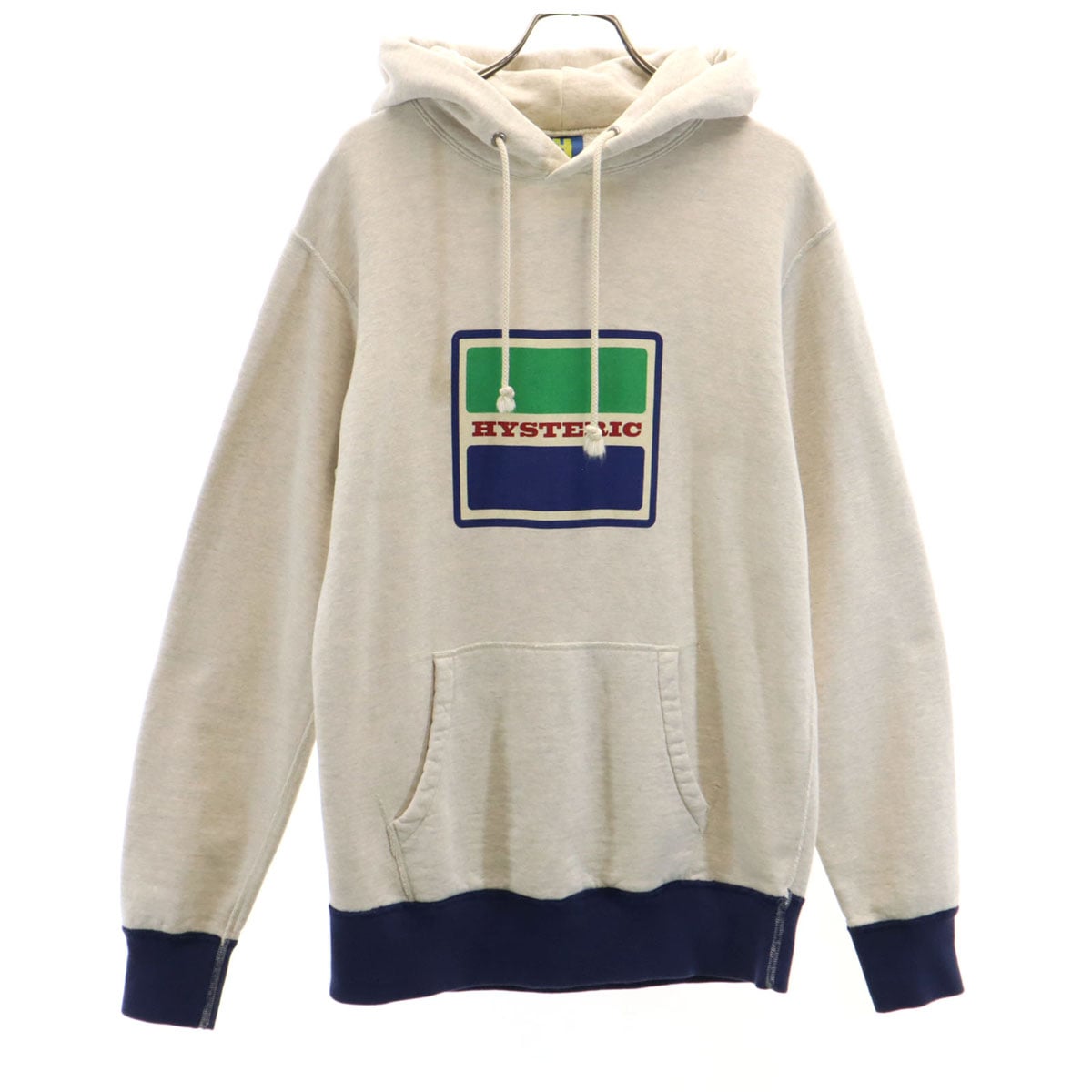 日本製 長袖 スウェットパーカー F グレー系 メンズ 古着 8,557円