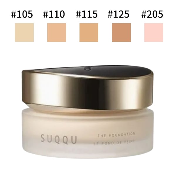 SUQQU スック ザファンデーション色 5種 (30g) / スックザファンデーション110 スック ザファンデーション115 スックザファンデーション125 スック ザクリームファンデーション