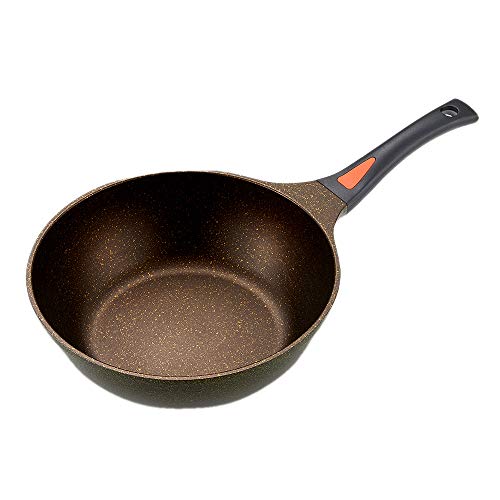 サイズ：深型フライパン26cm アイメディア フライパン マーブルコート 26cm 深型 IH対応