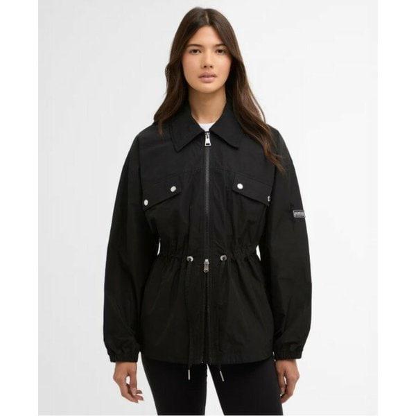 26SS 女性 ブラック B.Intl Octavia シャワープルーフ ジャケット (URJU6E322BK)