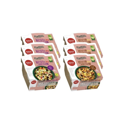 ヘッパンプランテーブルハラペーニョグレインボウル160g 3個 ひよこ豆グレインボウル160g 3個（合計6個）