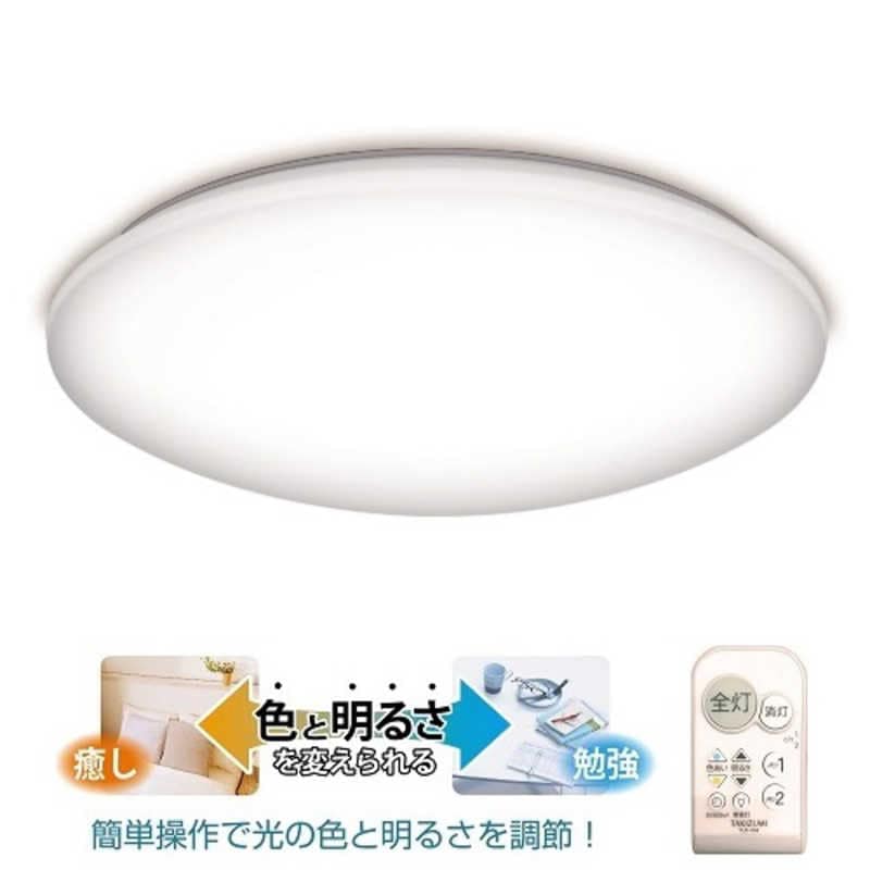 瀧住　LED照明 シーリングライト 12畳 調光 調色 リモコン付属　GB12139