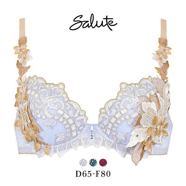 ワコール Wacoal サルート Salute 24SS先行 02G BTJ402 P-UP ブラジ