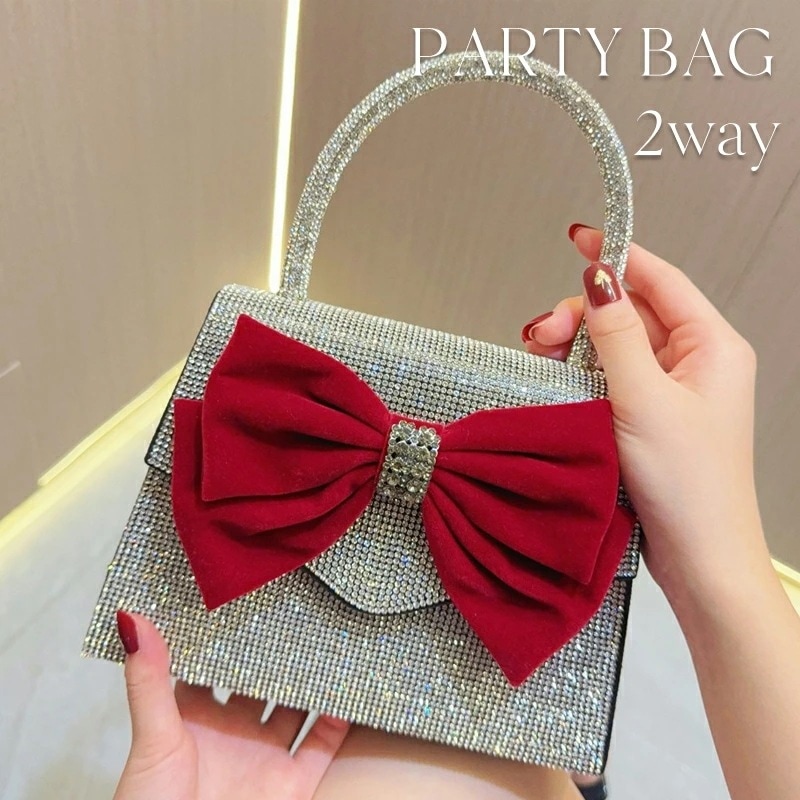 即納あり パーティーバッグ 2way ハンドバッグ ショルダーバッグ マグネット レディース バッグ 結婚式 二次会 披露宴 発表会 お呼ばれ レディースバッグ 結婚式バッグ 卒園式 入園式 演奏