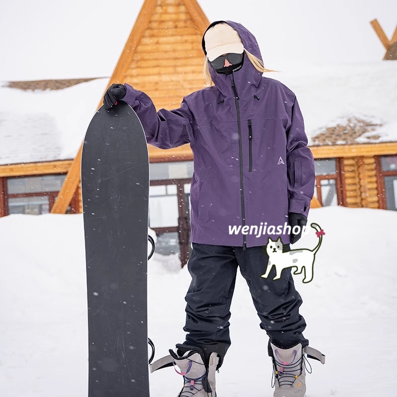 スノーボードウェア 2024 2025 単品 トップス メンズ レディース アウター パーカー ジャケット 無地ゆったり ウィンタースポーツ 韓国風 防水防寒 スノーウェア スキーウェア スノボウェア