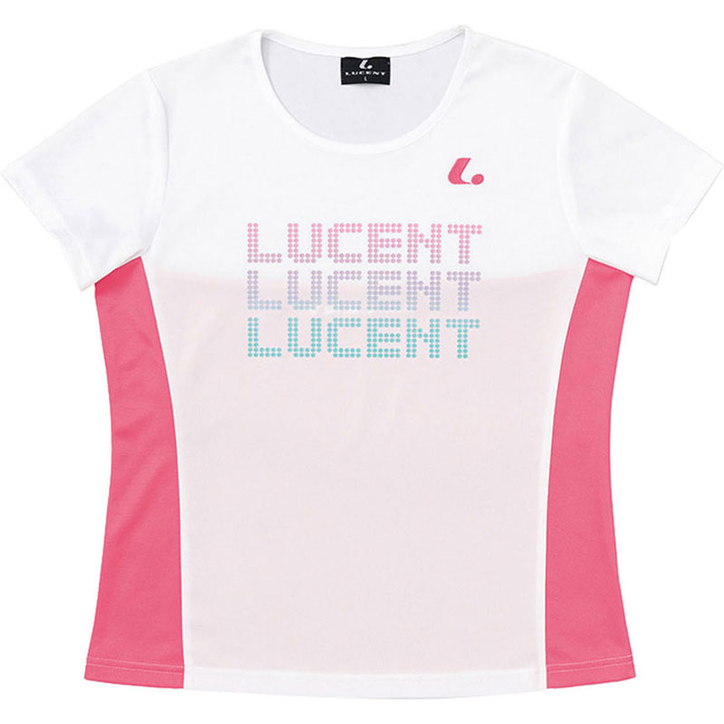 LUCENT(ルーセント) Ladies Tシャツ ホワイト テニス Ｔシャツ ウィメンズ (xlh2330)