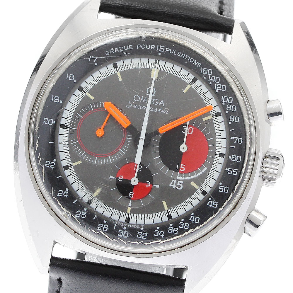 オメガ OMEGA 145.020 シーマスター クロノグラフ サッカータイマー スモールセコンド Cal.861 手巻き メンズ _841360【中古】