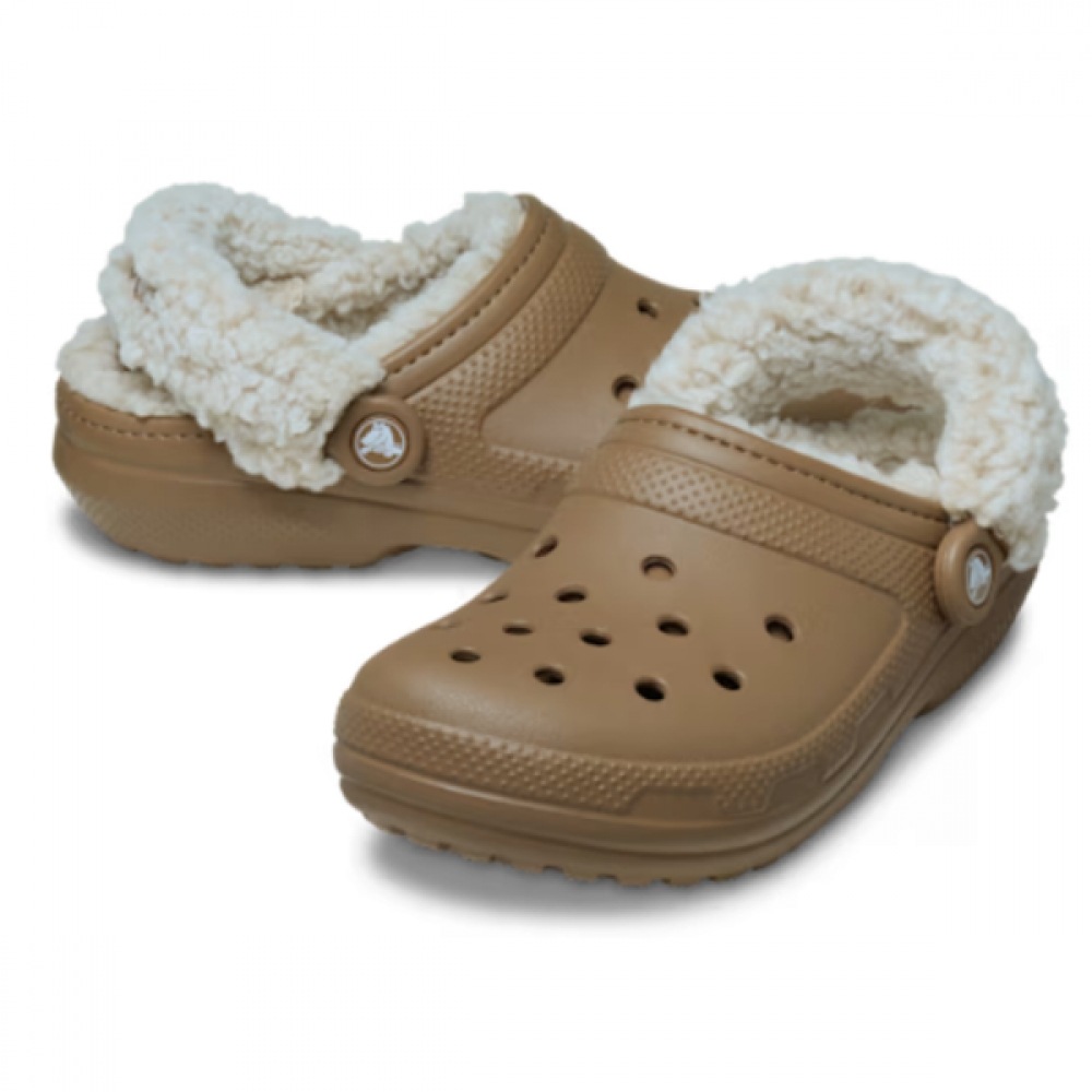 クロックス クラシック フリース ラインド クロッグ 211396-2EY