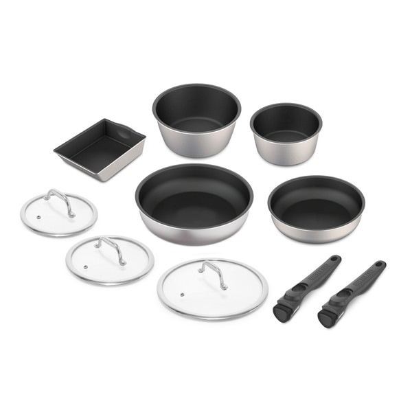 フライパンセット DG-S10S シルバー ダイヤモンドグレイス 10点セット メーカー直送