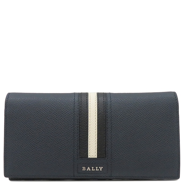 バリー BALLY 長財布 タリロ TALIRO グレインレザー ニューブルー 
