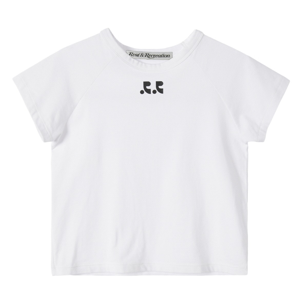 【REST & RECREATION】 RR LOGO CROP TOP : 4COLOR