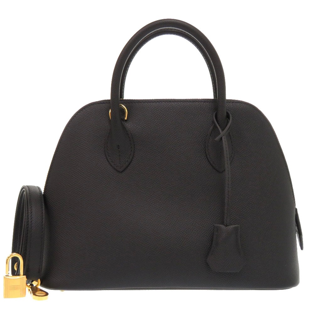 未使用品 ボリード 1923 25 ハンドバッグ ヴォーエプソン/エプソン ブラック W刻印 1413【中古】 レディース 563,200円