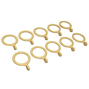 平安伸銅工業 突っ張り棒用カーテンリング 内径2.5cm ブラウン RB-25