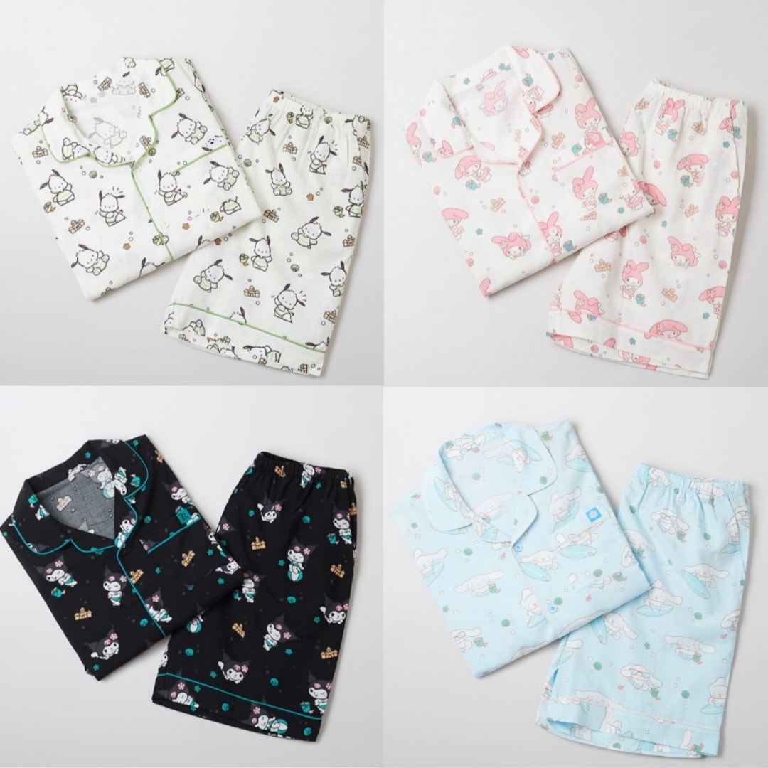 (スパオ×サンリオキャラクターズ) サンリオキャラクターズ 半袖パジャマ