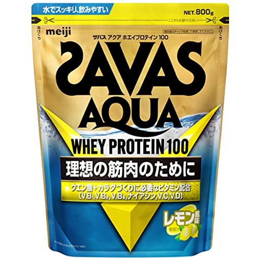 アクア ホエイプロテイン100 レモン風味 800G 明治
