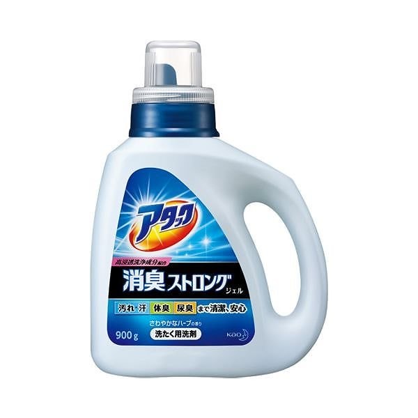 （まとめ） アタック消臭ストロングジェル 本体[x10セット]