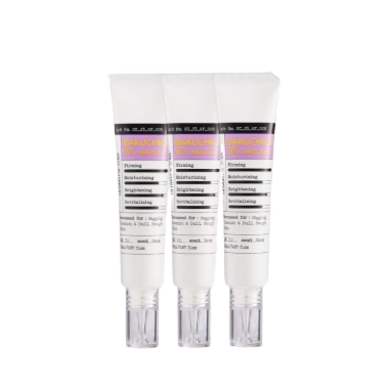 【ビーガン認証】バクチオール 5% アンプル 20g 3本 SET/99% 高純度 50,000ppm 植物性レチノール