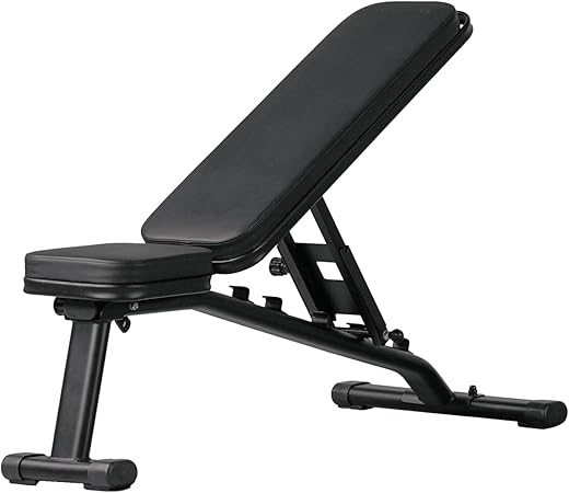 トレーニングベンチ マルチポジション 折り畳み式 耐荷重300kg 角度調整機能 フラットベンチ インクラインベンチ デクラインベンチ LE-B80