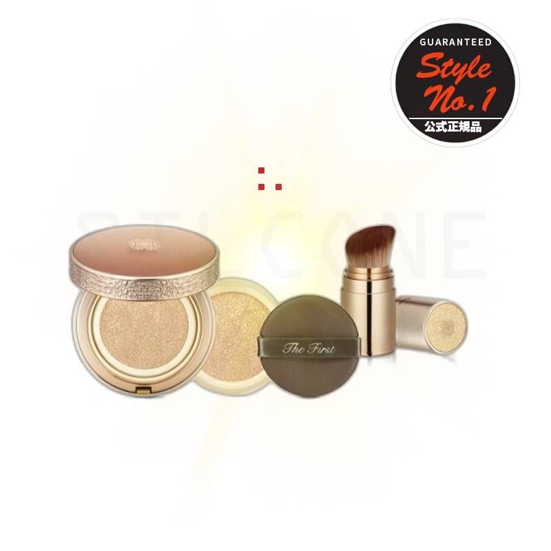 ザファーストジェネチュアアンプルカバークッション30g 02ハニーベージュ