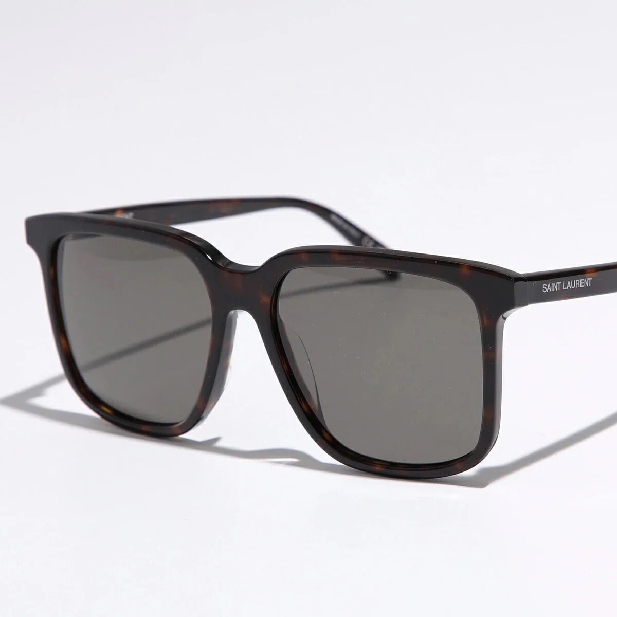 SAINT LAURENT サンローラン サングラス SL 480 レディース ウェリントン型 メガネ 眼鏡 ロゴ クリアフレーム セルフレーム アイウェアカラー2色