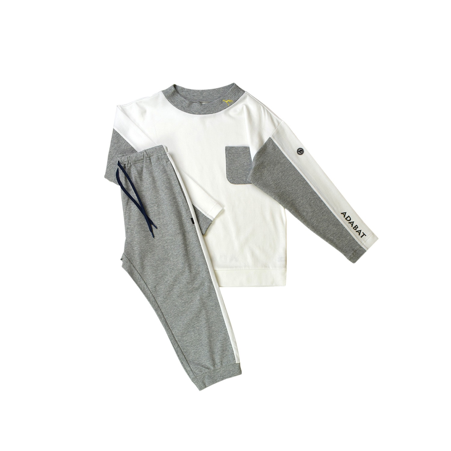 ルームウェア 部屋着 パジャマ セットアップ ナイトウェア 長袖 モックネック ニット レディース 0214-85