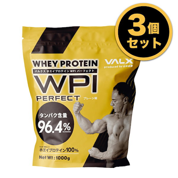 VALX (バルクス) プロテイン WPI パーフェクト 1kg バナナ