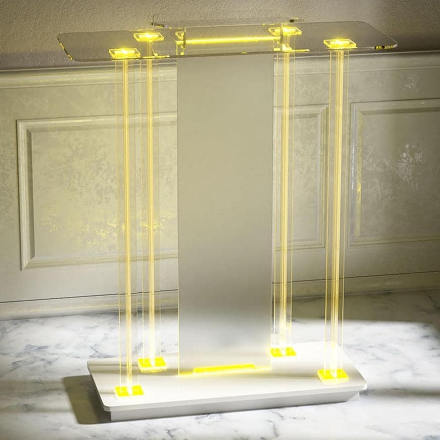 演説台 受付台 表彰台 講演台 表彰テーブル 演台 司会者台 受付カウンター アクリル板 環境保護および無毒 頑丈で掃除が簡単