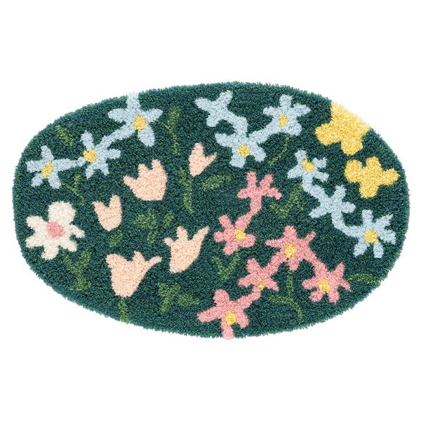 スミノエ マット グリーン 45×70cm 防ダニ オハナバタケマト 14300877 メーカー直送