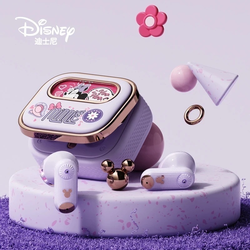 ワイヤレスゲーミングイヤホン ミッキーとミニー まばゆいばかりの明るいライト Bluetooth Q9 ノイズキャンセル 低遅延 5.3