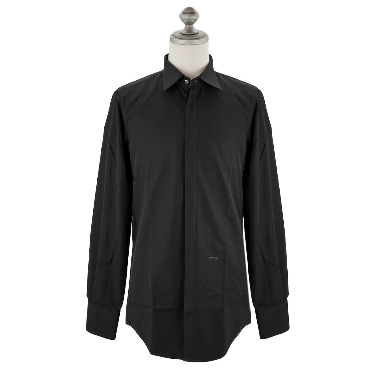 長袖シャツ S74DM0419 S35244 900 BLACK/NERO