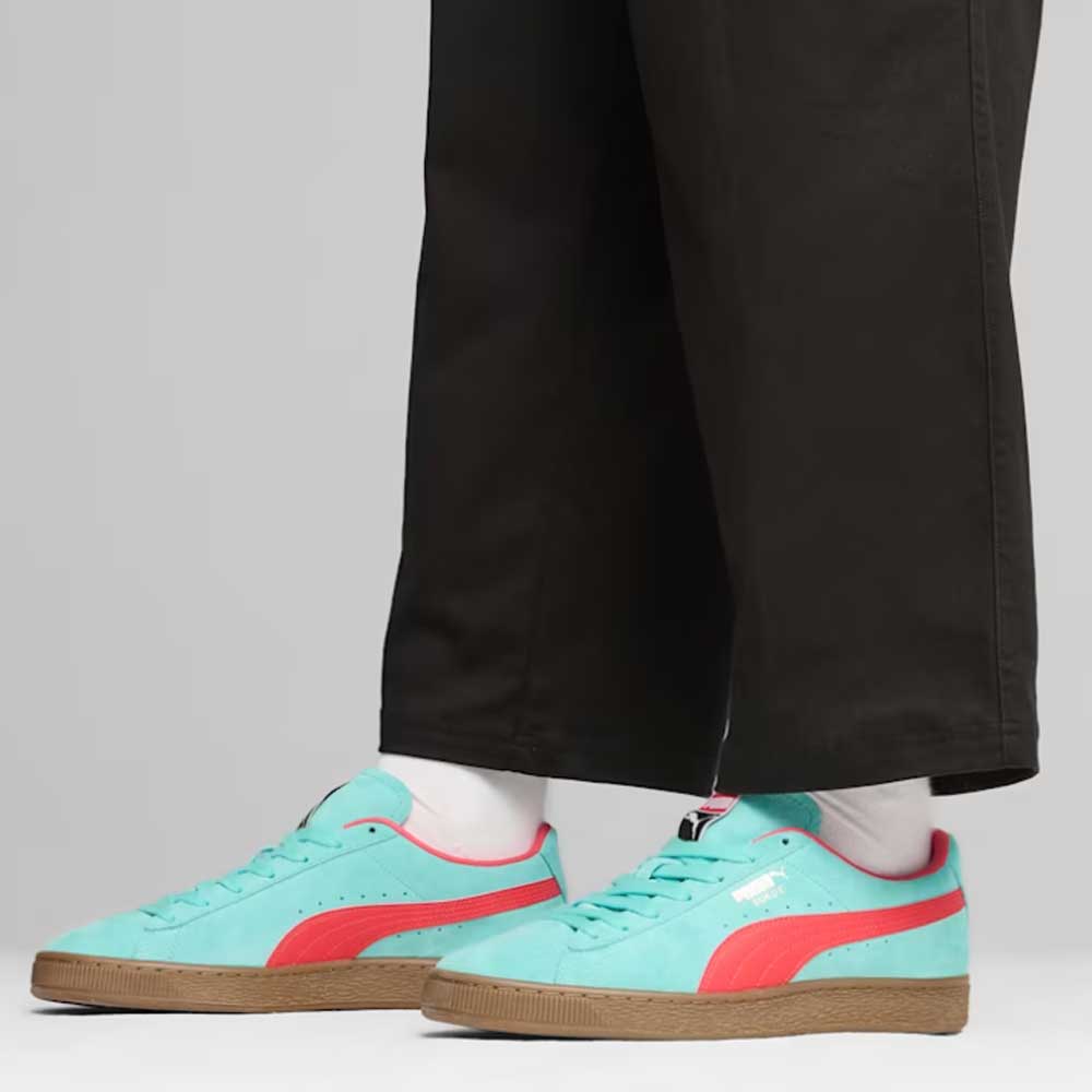 プーマ PUMA スウェード TERRACE ウィメンズ スニーカー 39645105 Mint-Gum（レディース）スエードレザー ローカット スニーカー ウォーキング