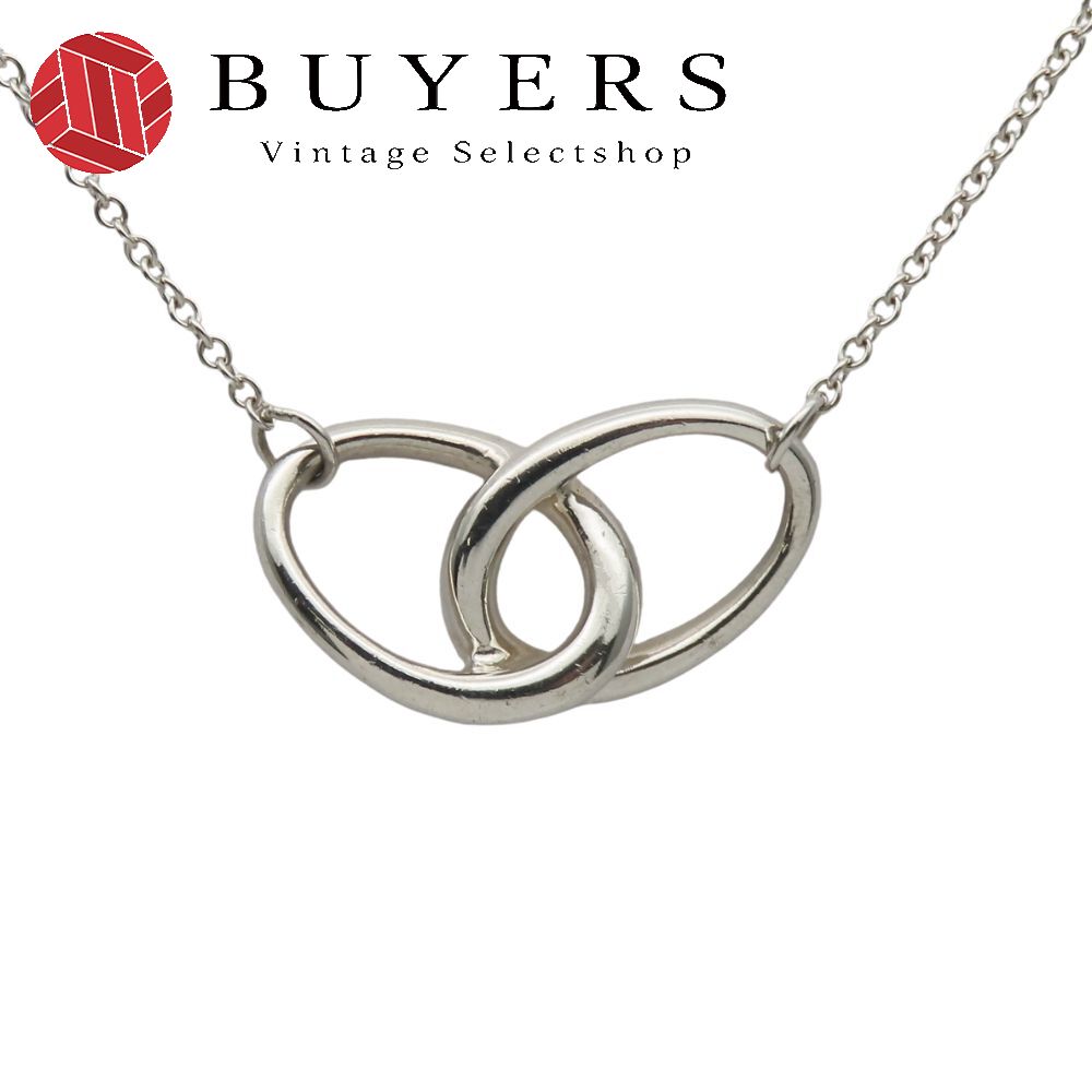 中古 ネックレス ダブルループ シルバー925 約2.7g シルバー エルサペレッティ アクセサリー 小物 レディース 女性