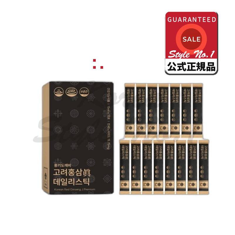 風気鬼高麗紅参陣6年根デイリスティック15ml 60個