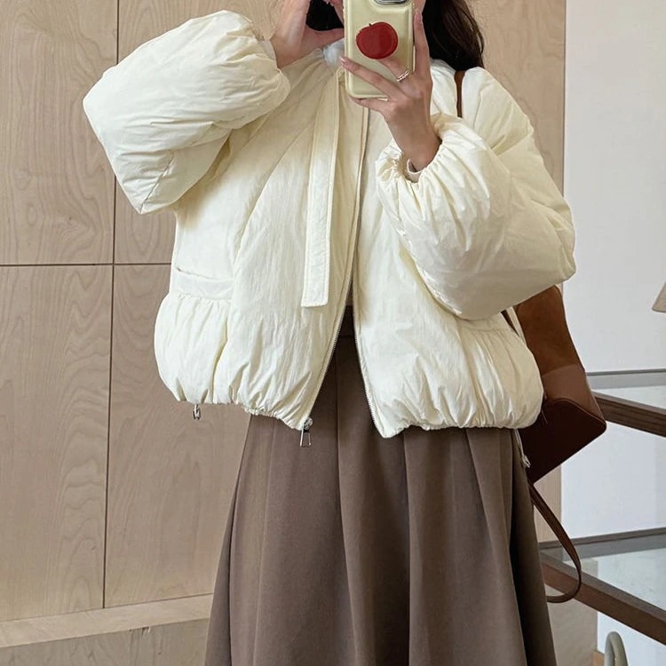 秋冬 ダウンコート レディース ロング ダウンジャケット 韓版 厚手 中綿コート 着痩せ