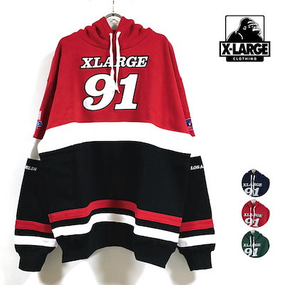 XLARGE エクストララージ TEAM PANELED HOODED SWEAT パーカー...のサムネイル