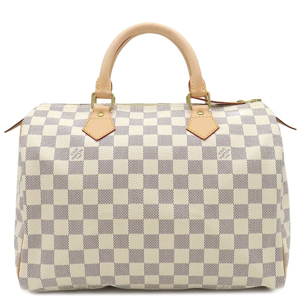 ルイヴィトン LOUIS VUITTON ハンドバッグ スピーディ30 ダミエアズールキャンバス ダミエアズール ゴールド金具 白 ボストン N41533 SP2098 【保存袋】【中古】