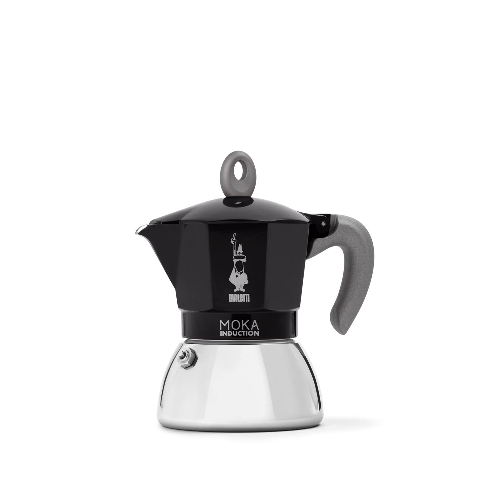 BIALETTI(ビアレッティ) Bialettiモカ インダクション 4カップ用 IH対応 & 直火式 (コーヒーメーカー エスプレッソメーカー マキネッタ)