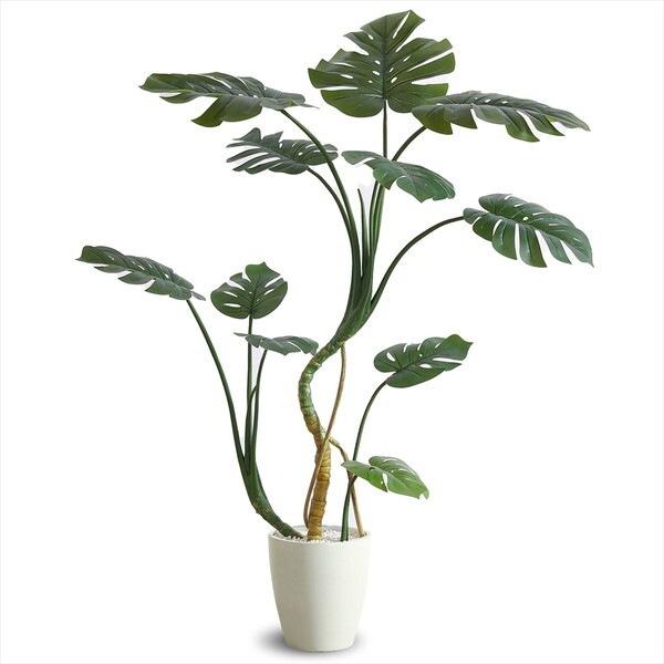 アーバン通商 フェイクグリーン モンステラ 1500mm MON-150IV アイボリー メーカー直送