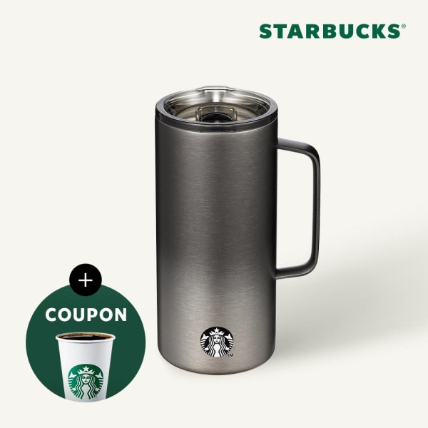 【starbucks】 スターバックス SS ブラック タンク タンブラー 503ml 韓国スタバ