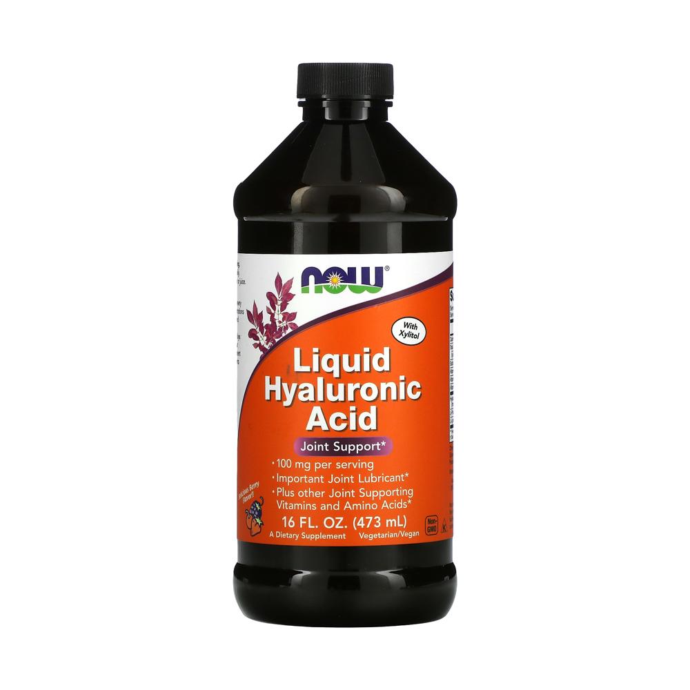 NOW Foods 液体ヒアルロン酸 ベリー 100mg 16fl oz (473 ml)
