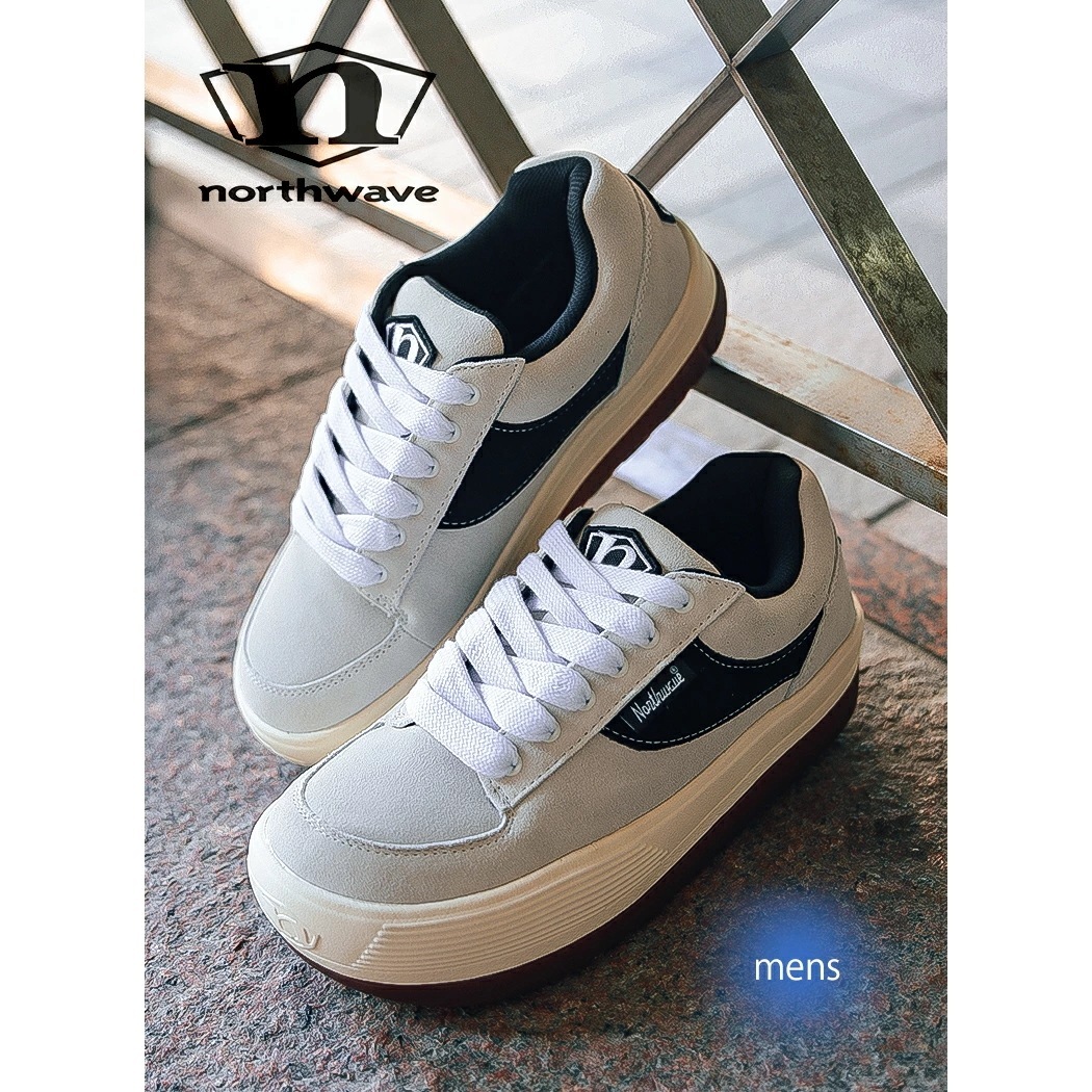 NORTHWAVE ノースウェーブ エスプレッソ スエード スニーカー ESPRESSO SUEDE 90s GRAY/BLACK ( 灰色 グレー 黒 ブラック 厚底 国内正規品 メンズ レディース