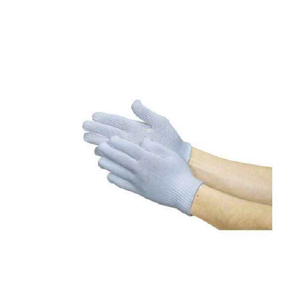 (まとめ) 丸和ケミカル のびのびすべり止手袋 374 1双 (×30セット)