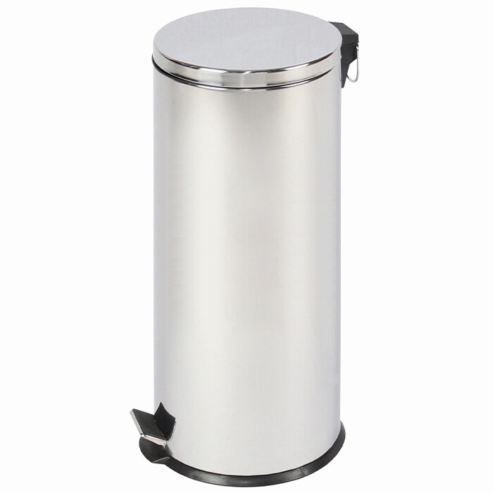 ゴミ箱 おしゃれ 蓋付 ダストボックス ごみ箱 ステンレス ペダルペール レトロ 完成品 スリム 30リットル