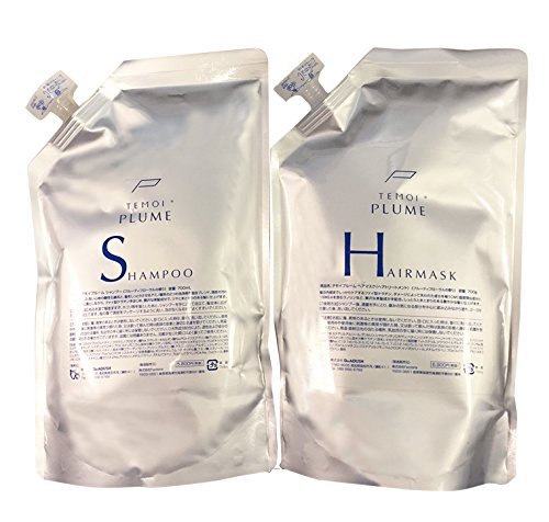 テモイ(TEMOI) プルームシャンプー 700ml + ヘアマスク 700g セット