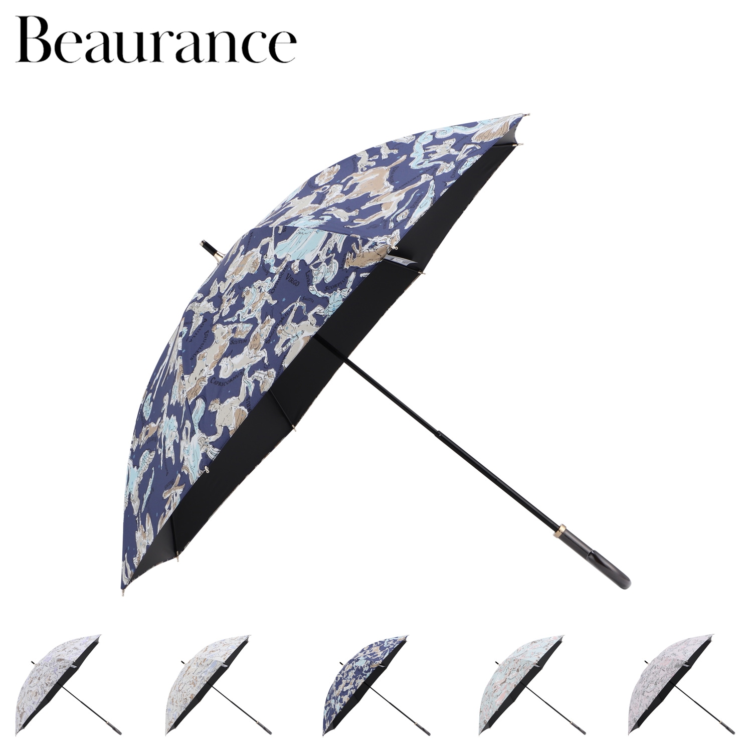 ランス 日傘 ショート 傘 完全遮光 晴雨兼用 レディース 50cm 軽量 遮光 遮熱 UVカット サマールド 1BH23043