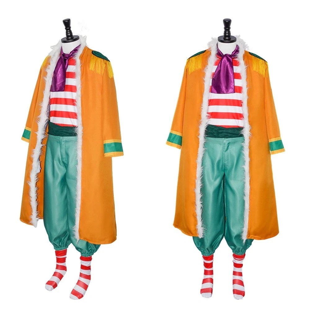 （WJ Fashion.）コスチューム　道化のバギー　ユニフォーム　コスプレ　バギー海賊団の船長　仮装　ワンピース　舞台衣装　ハロウィン　イベント　大海賊百景