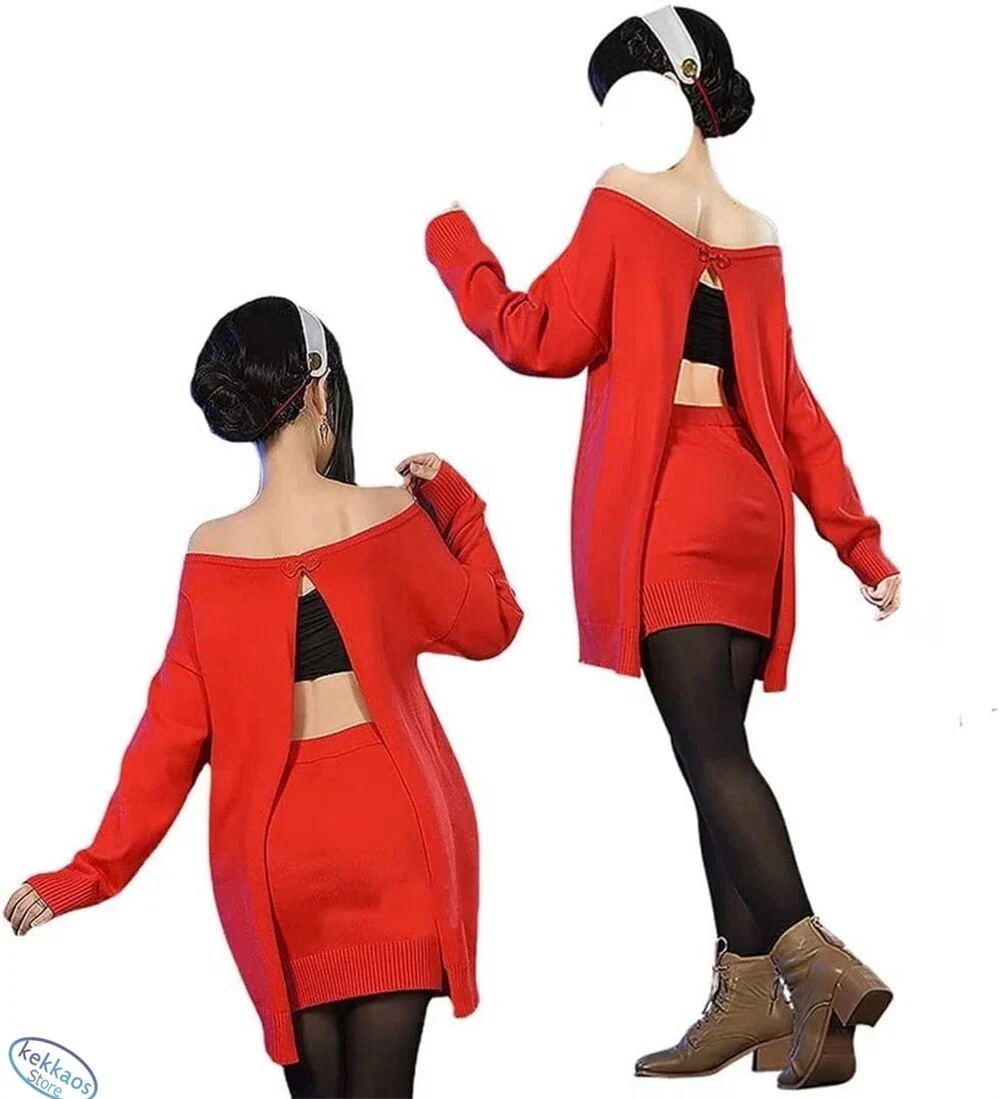 ヨル コス セーター いばら姫 ヨルフォージャー コスプレ 衣装 日常服 6点セットスパイファミリー