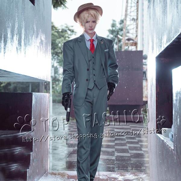 【品質良い 大好評中】SPY×FAMILY スパイファミリー ロイド・フォージャー 父 黄昏 たそがれ コスプレ cosplay コスチューム cos 仮装 変装 衣装+帽子+手袋（ウィッグ靴追加